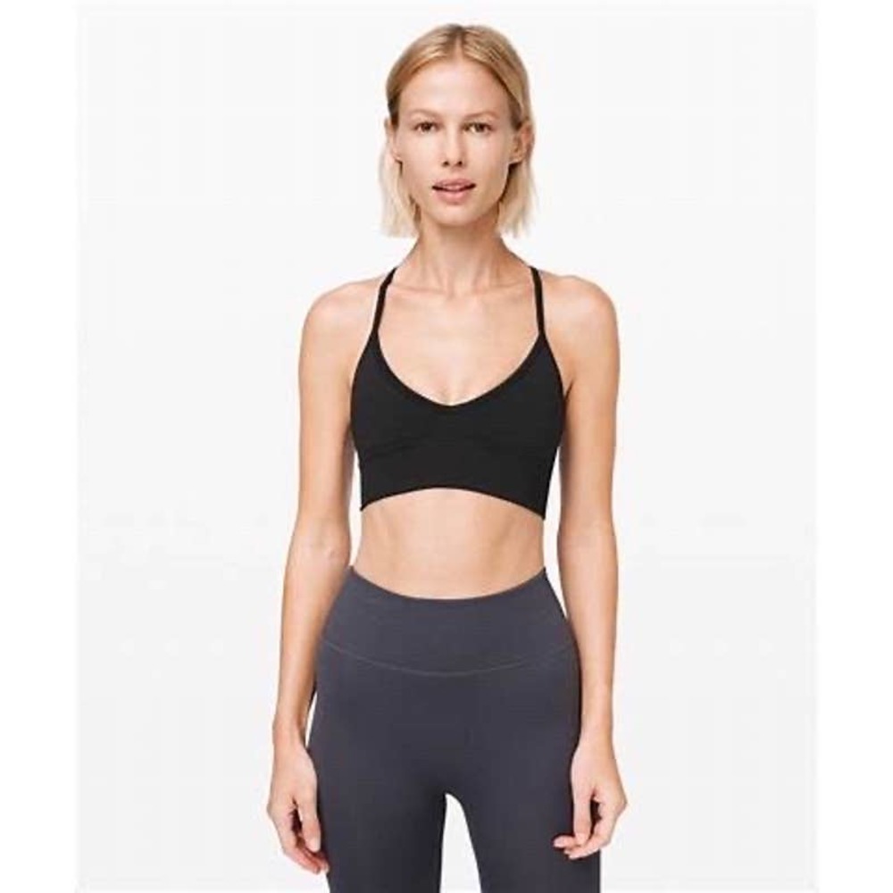 lululemon athletica Black Strappy Sports Bra